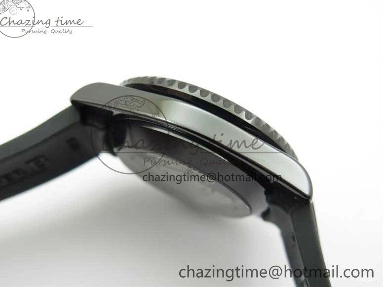 5GF Black Black Best SA3135 Cream Ceramic Dial Submariner on 40mm Strap Rubber Edition 1224
